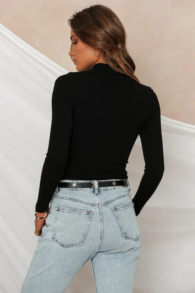 Fly Away Top Black