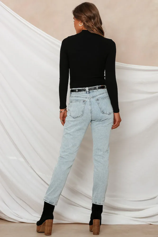 Fly Away Top Black