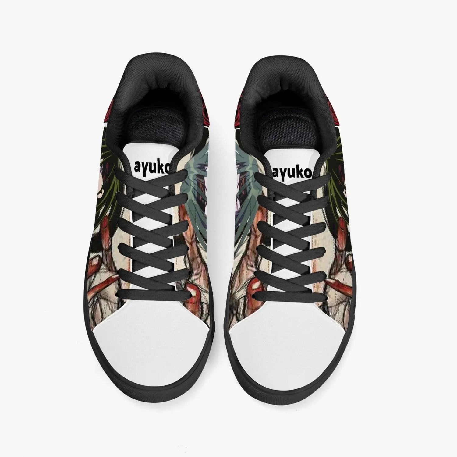 Fullmetal Alchemist Envy Low-Top Skate Anime Shoes