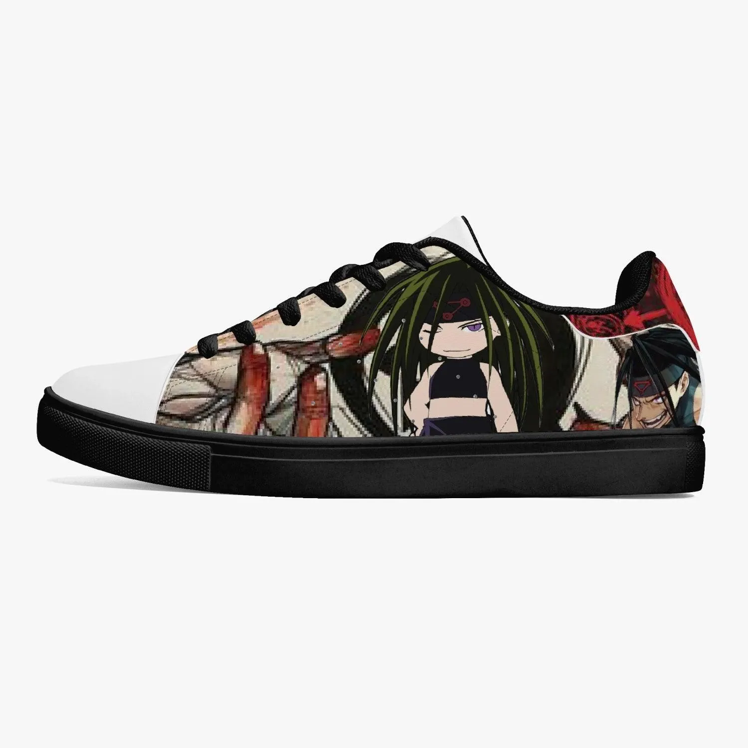 Fullmetal Alchemist Envy Low-Top Skate Anime Shoes
