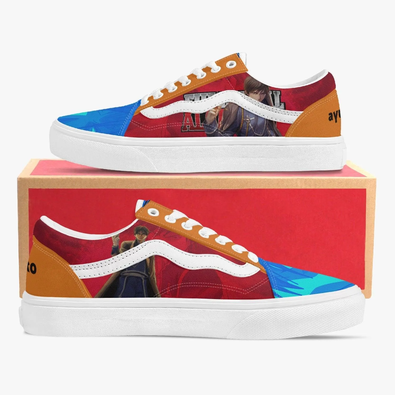 Fullmetal Alchemist Roy V-OK Anime Shoes