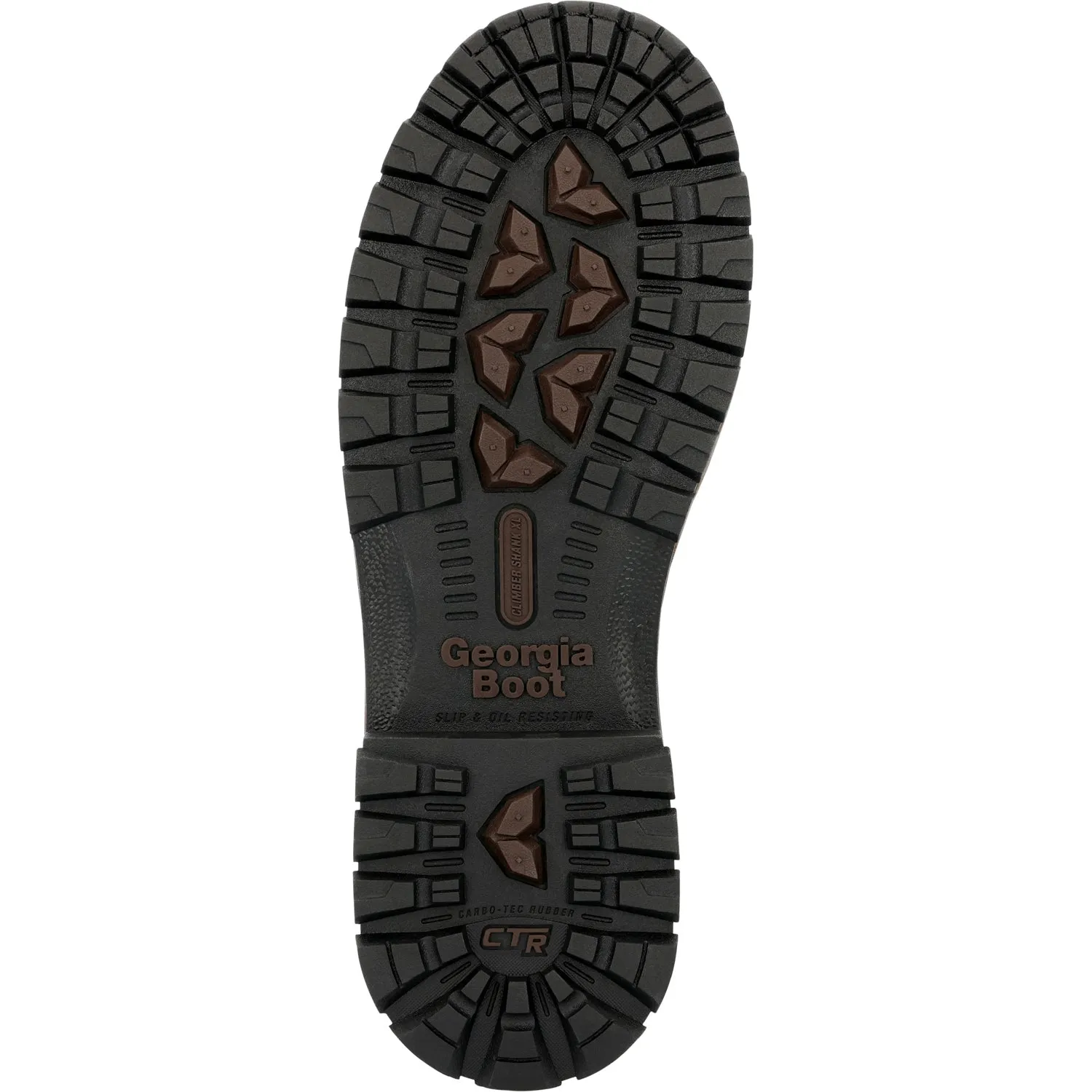 Georgia Mens LTX Logger 9in WP CT Brown Leather Work Boots