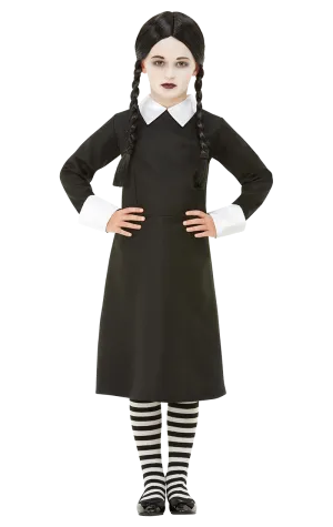 Girls Wednesday Addams Costume