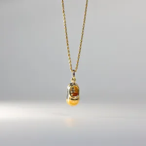 Gold Baby Shoes Pendant Model-1720