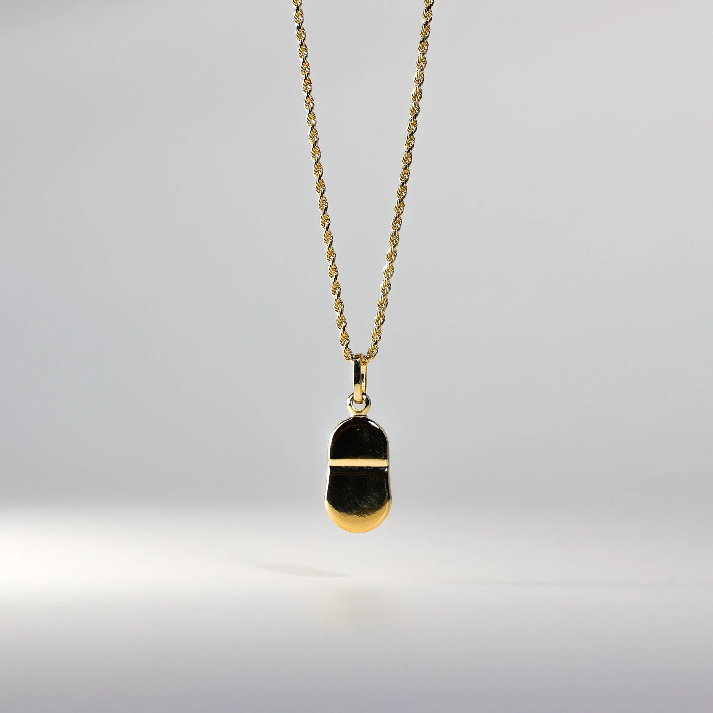 Gold Baby Shoes Pendant Model-1720