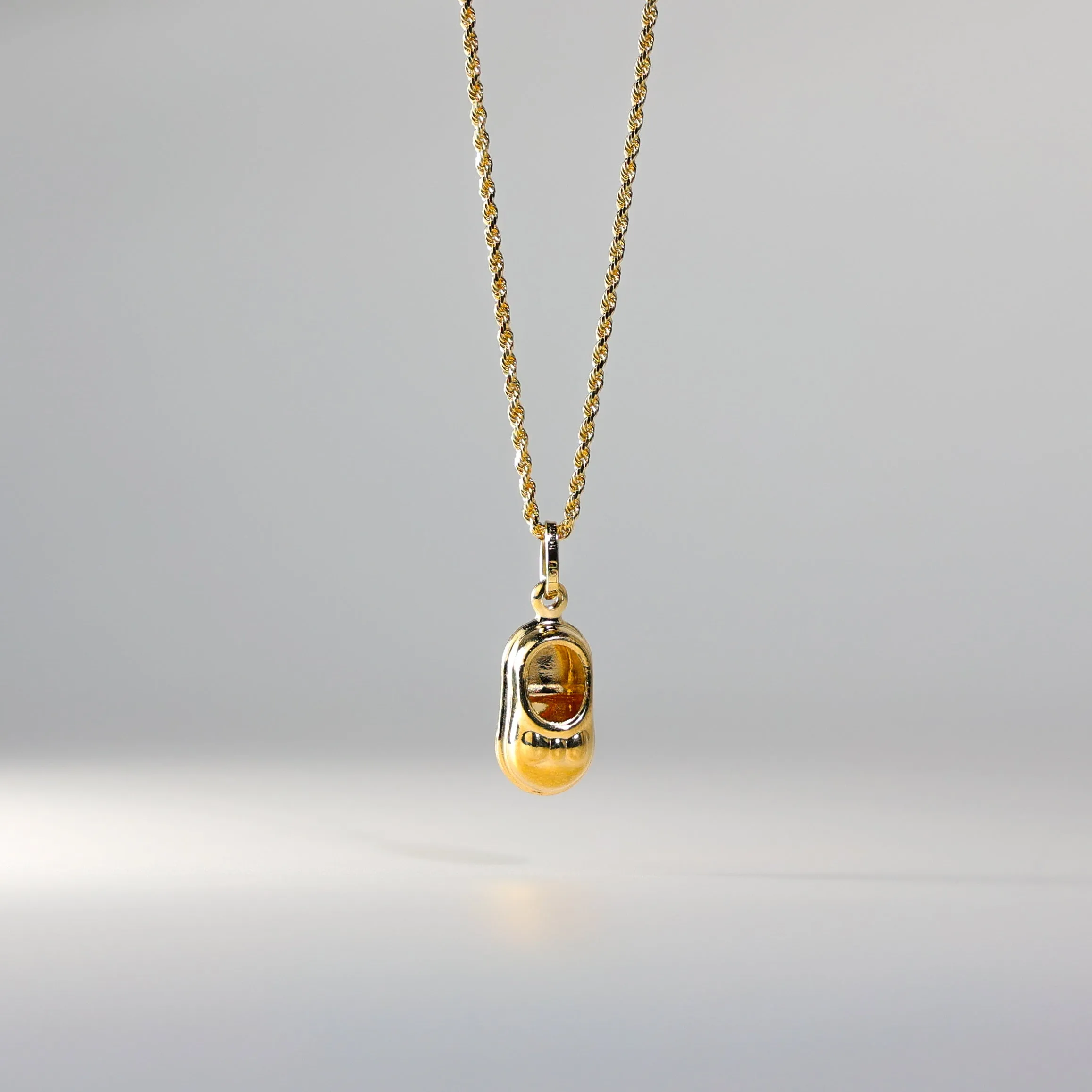 Gold Baby Shoes Pendant Model-1720