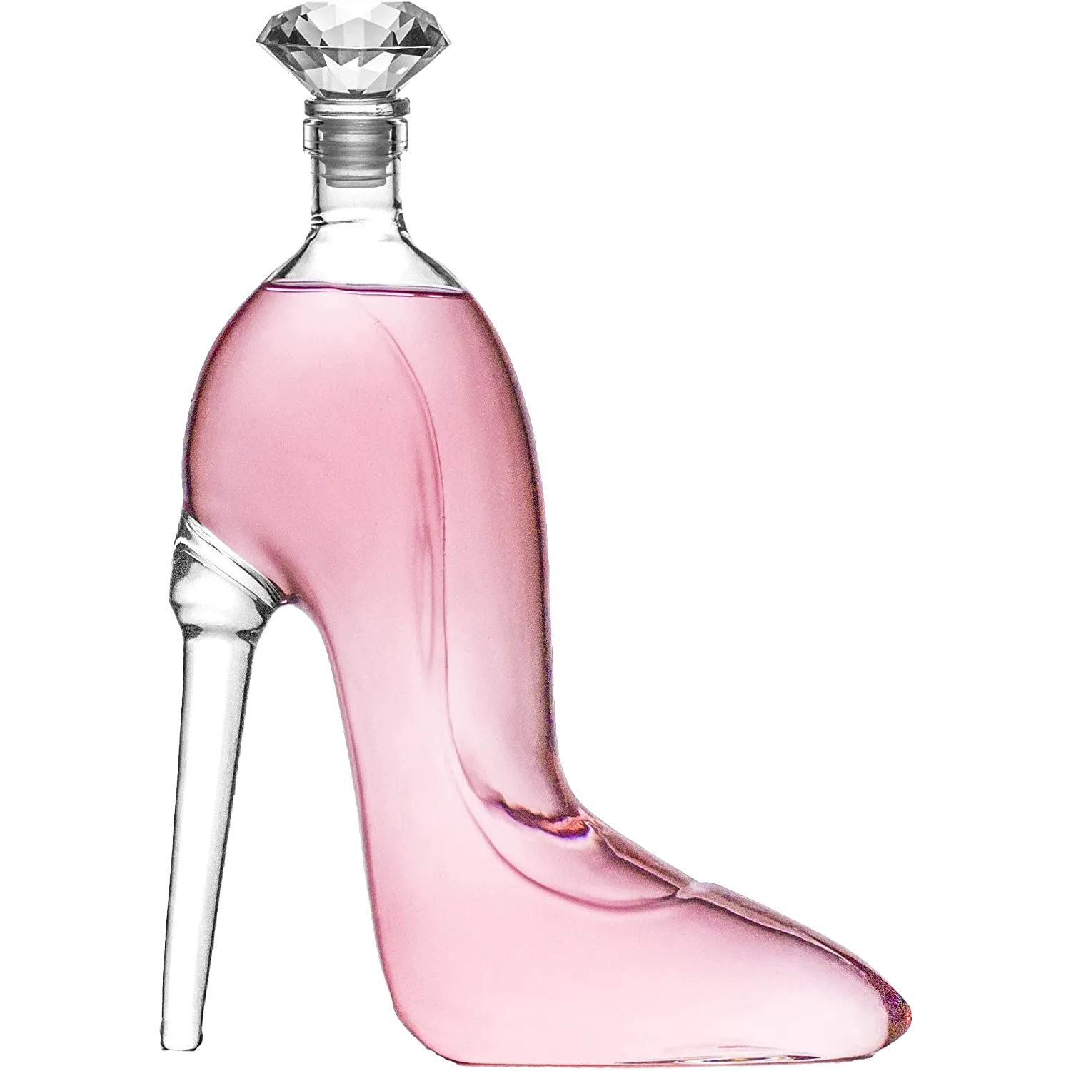 Heel Stiletto High Heels Shape Decanter Whiskey and Wine Decanter with Stopper - Handcrafted High Heel Decanter for Wine Liquor Rum Bourbon Tequila, Elegant Decanter Gifts for Women - Copyright Design by The Wine Savant