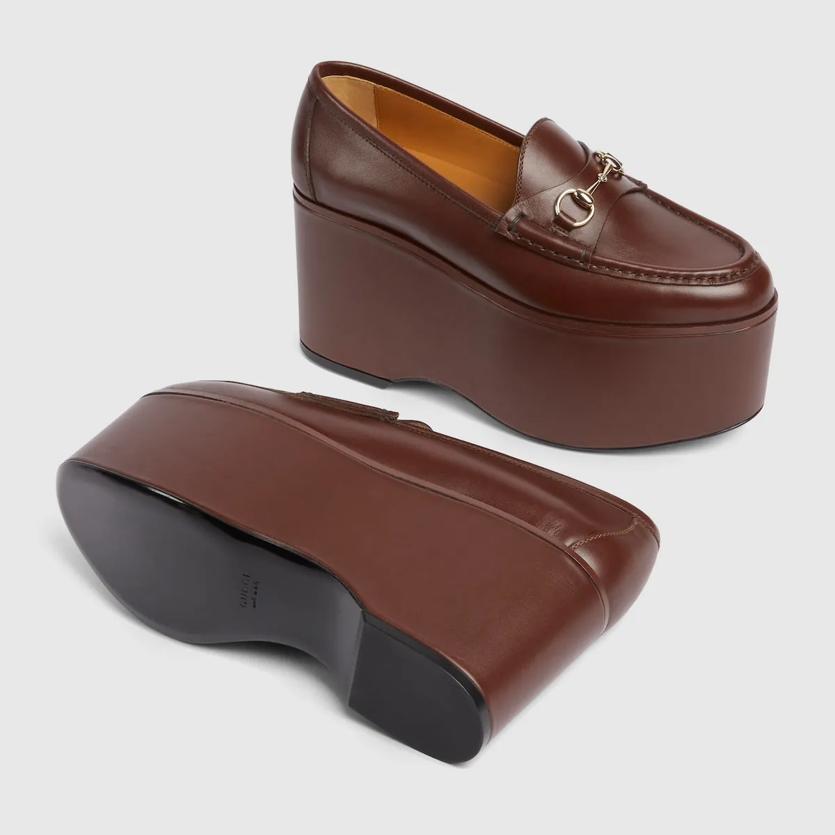Horsebit platform loafer