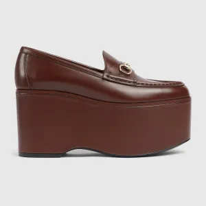 Horsebit platform loafer