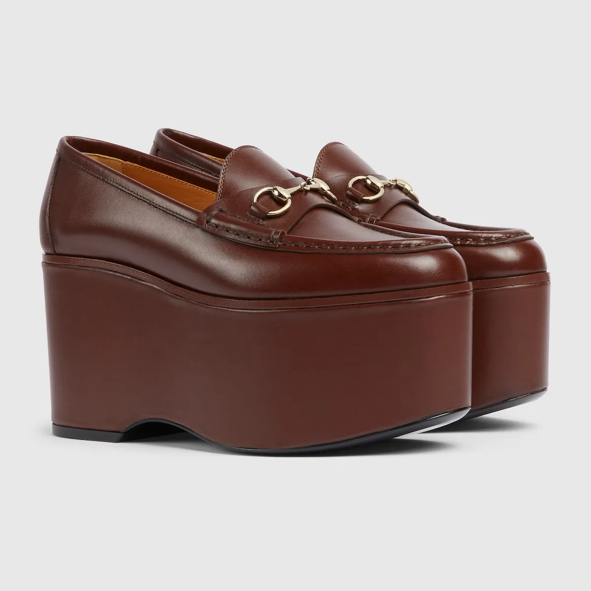 Horsebit platform loafer