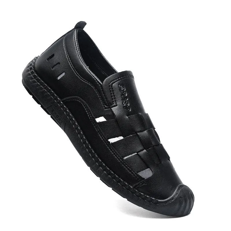 🔥Hot Sale New Hollowed Out Casual Hiking Leather Shoes