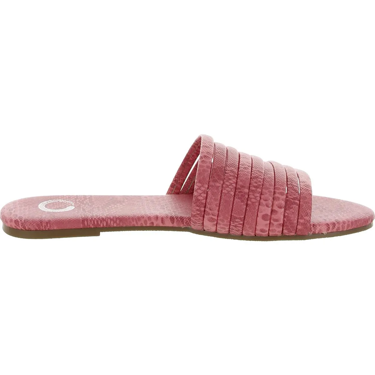 Journee Collection Womens Slip On Open Toe Flatform Sandals