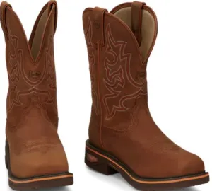 Justin Men's Resistor Comp Toe Work Boots CR4016