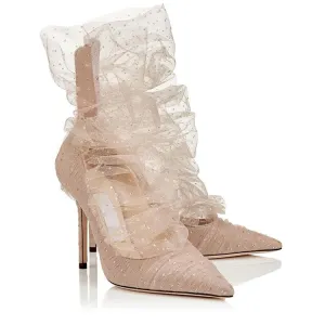 Ladies Pumps Elegant Lace Stiletto Heels