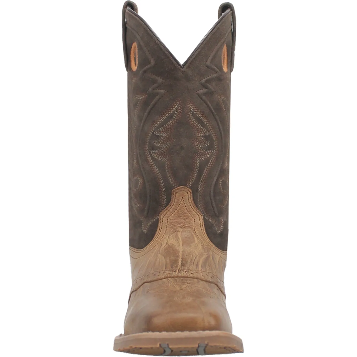 Laredo Mens Jennings Taupe Leather Western Work Boots