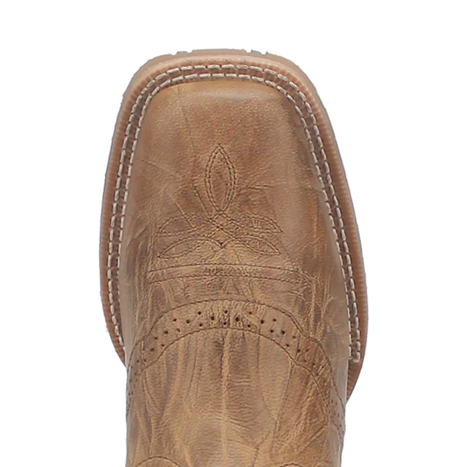 Laredo Mens Jennings Taupe Leather Western Work Boots