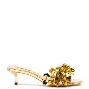 LARROUDE Greta Disco In Gold Specchio