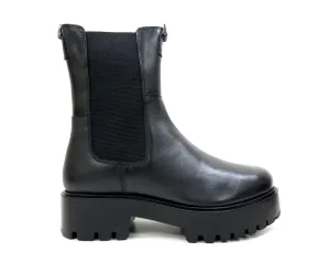 Luna Black Mid Calf Chelsea