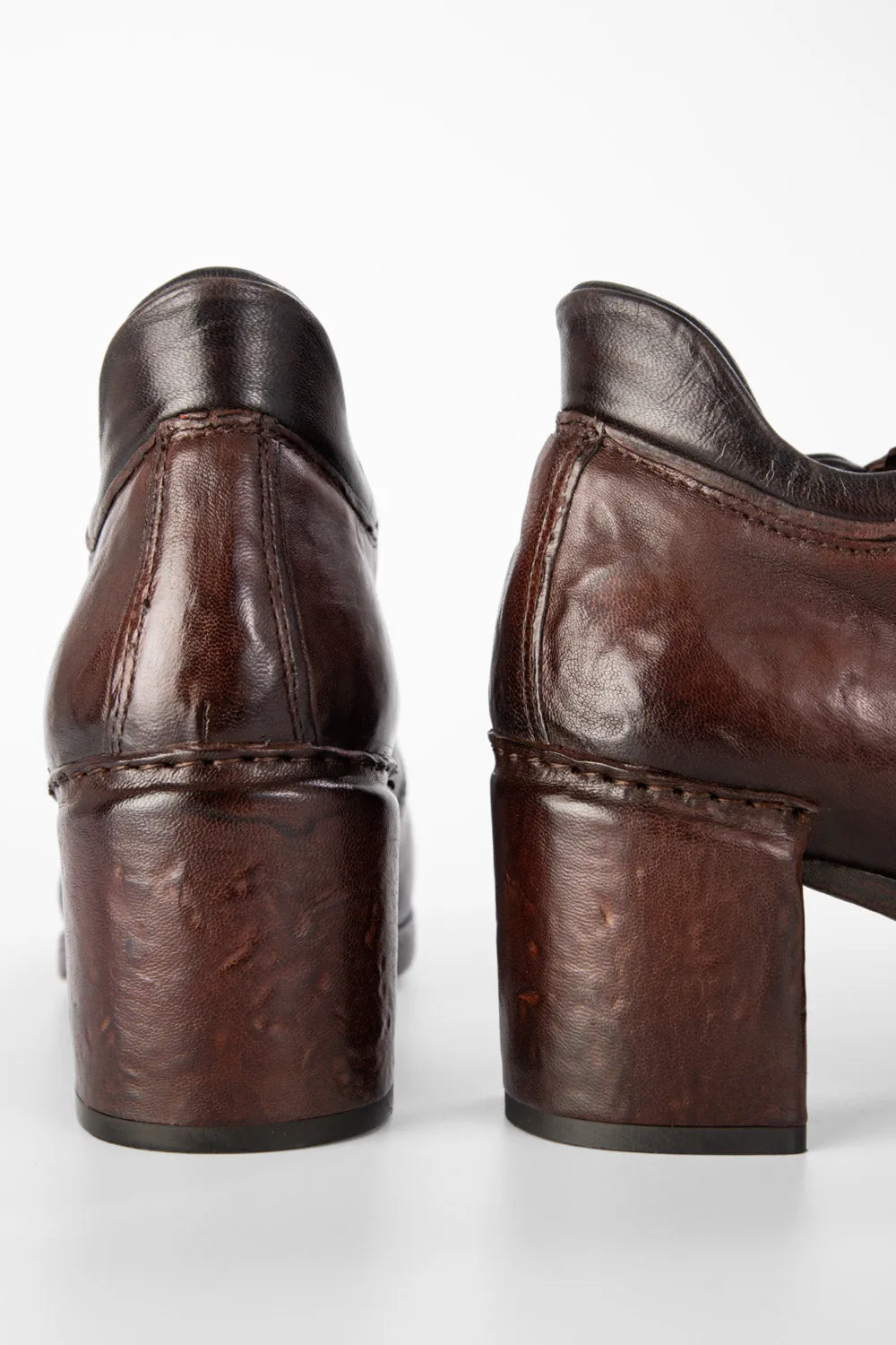 MADISON chocolate-brown lace up hiking shoes.