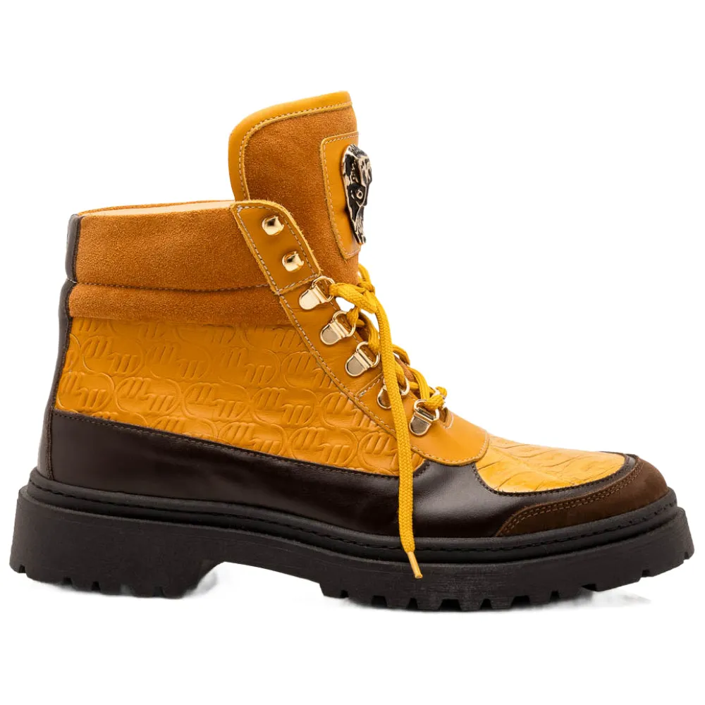 Mauri Butters (3271 Nabuk/ Nappa/ Baby Croc/ Nappa Embossed Sp. Rust/ Toffee)