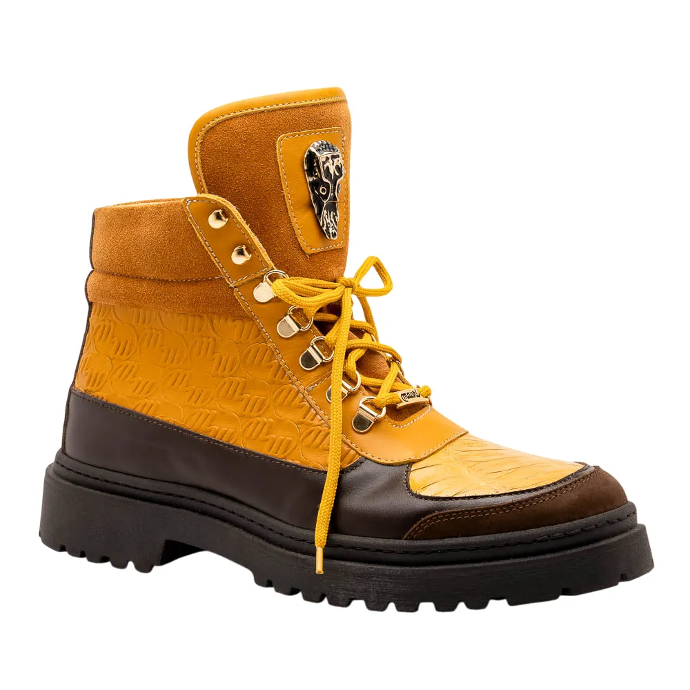Mauri Butters (3271 Nabuk/ Nappa/ Baby Croc/ Nappa Embossed Sp. Rust/ Toffee)