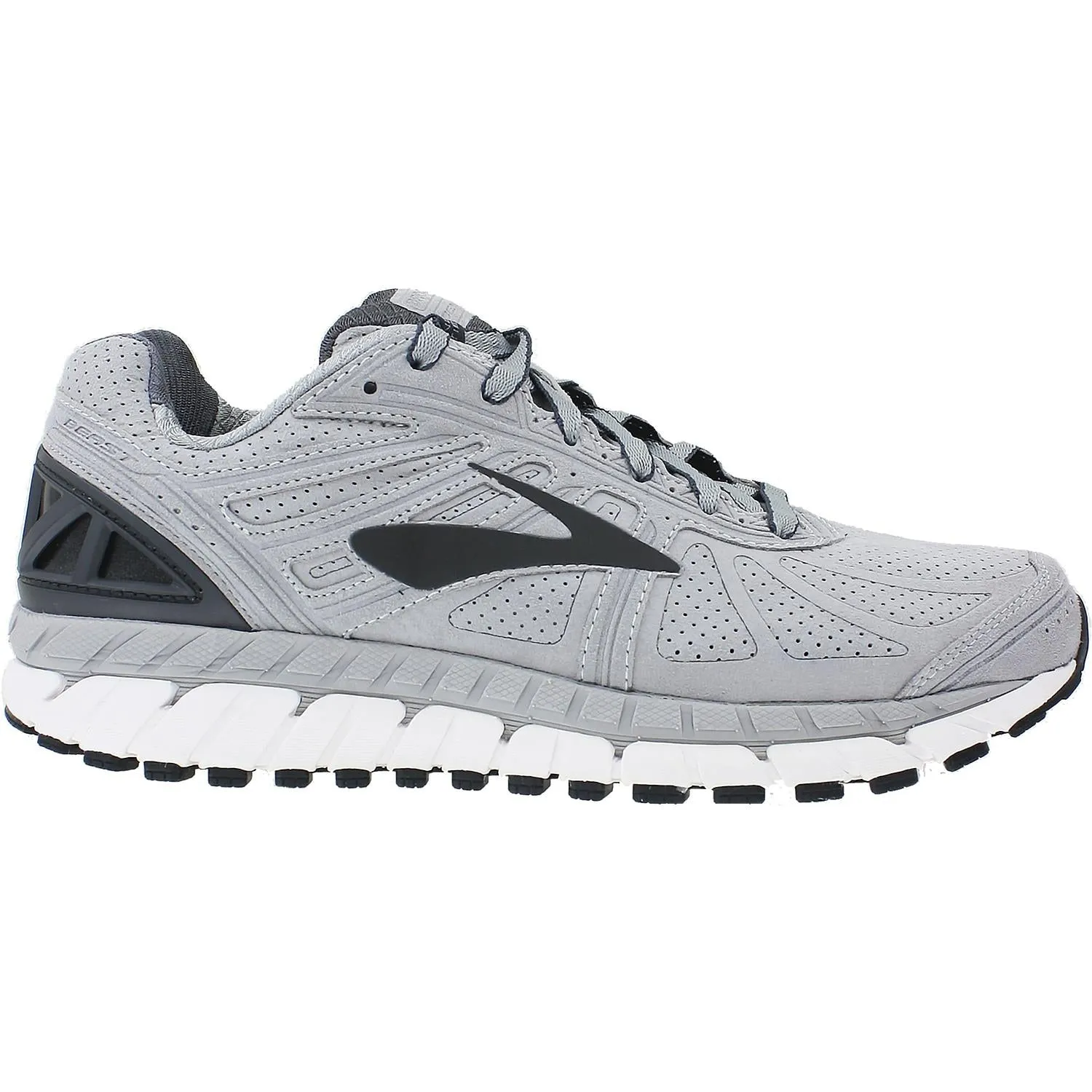 Men's Brooks Beast 16 LE - Limited Edition Silver/Anthracite Suede