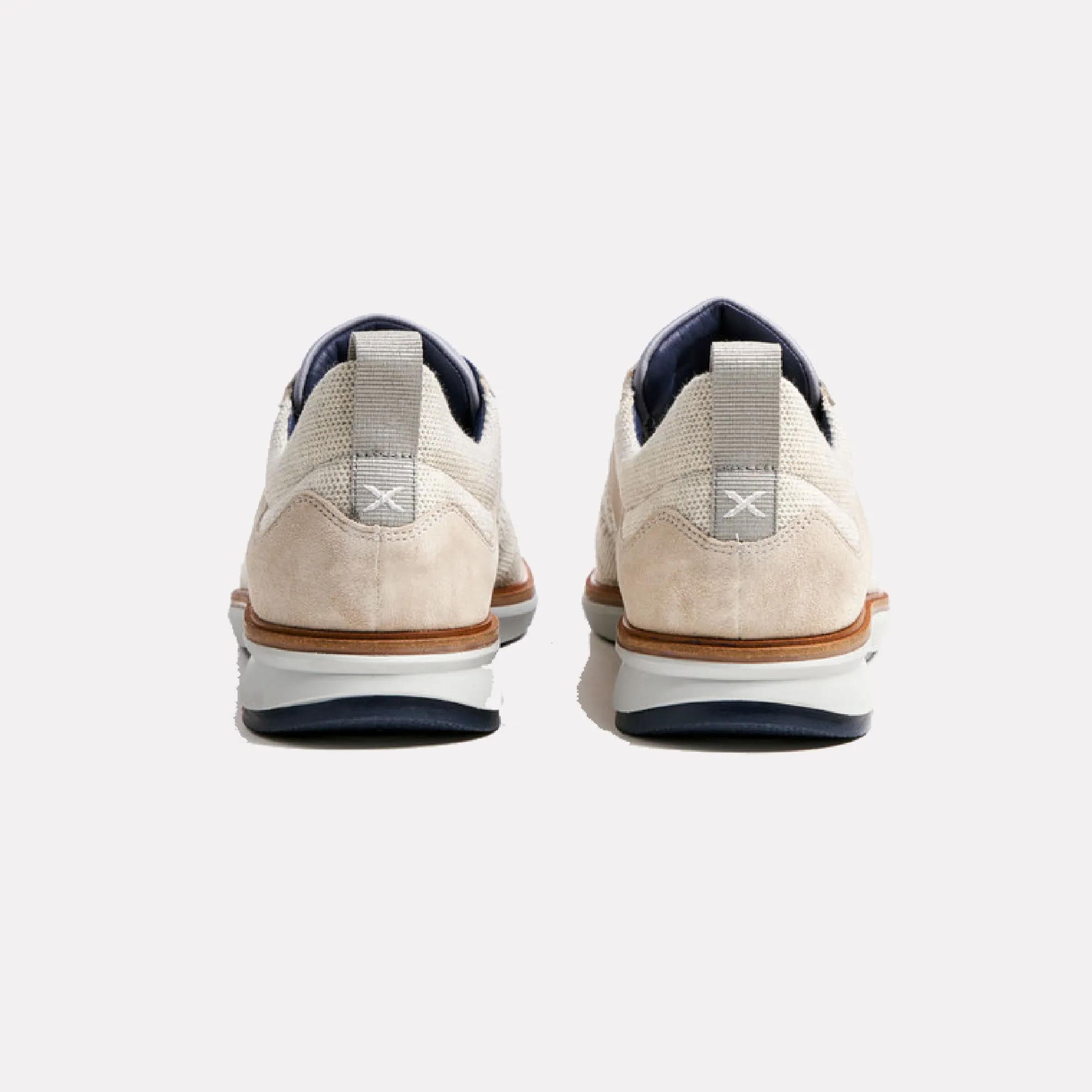 Merlin Lace Up Knit Sneaker / Off White