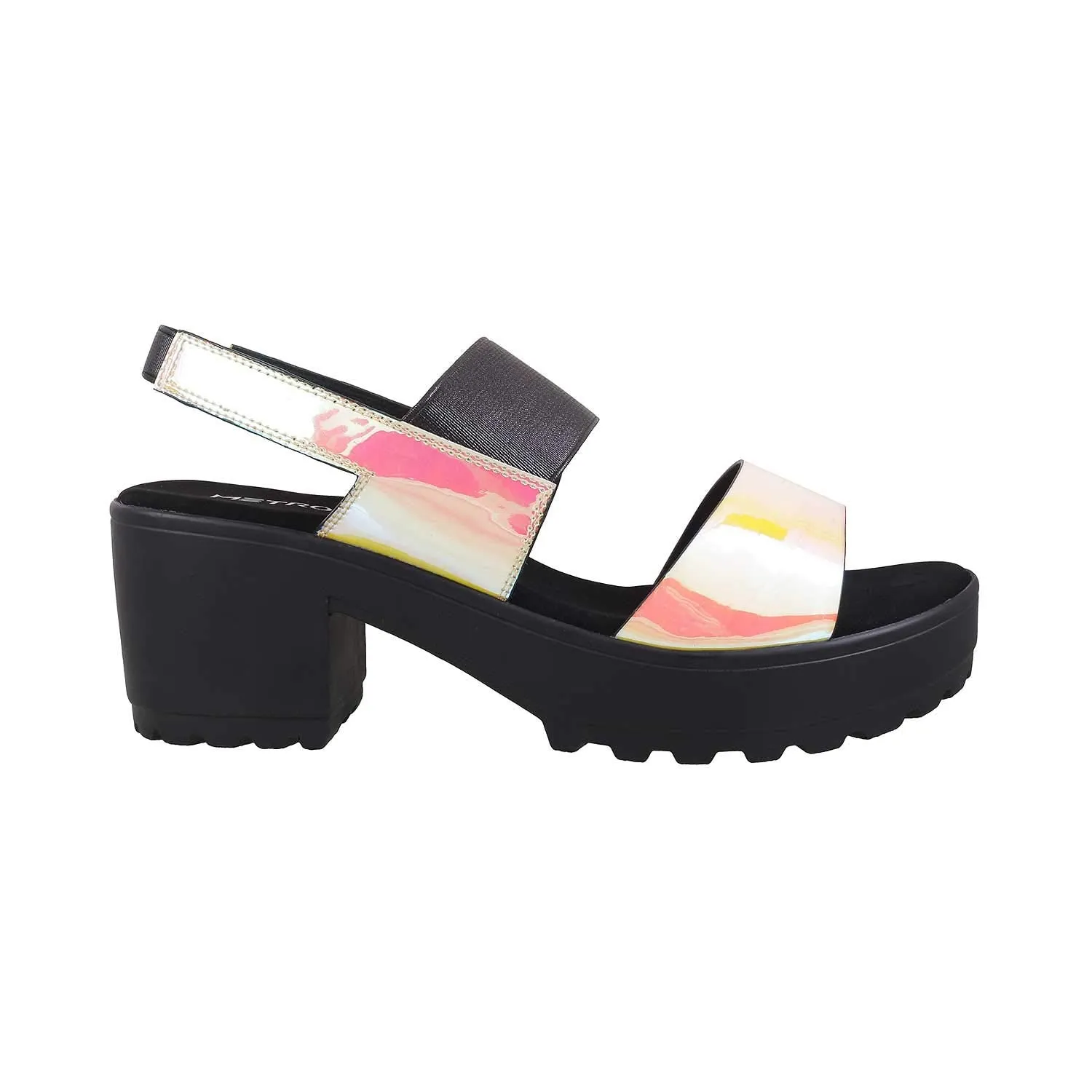 Metro Women Orange Sandals