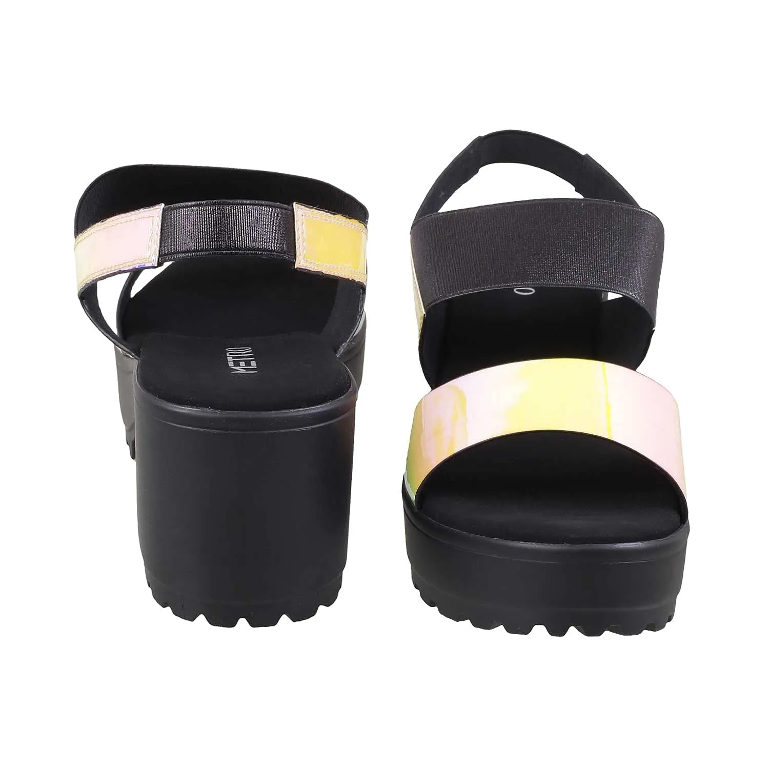 Metro Women Orange Sandals