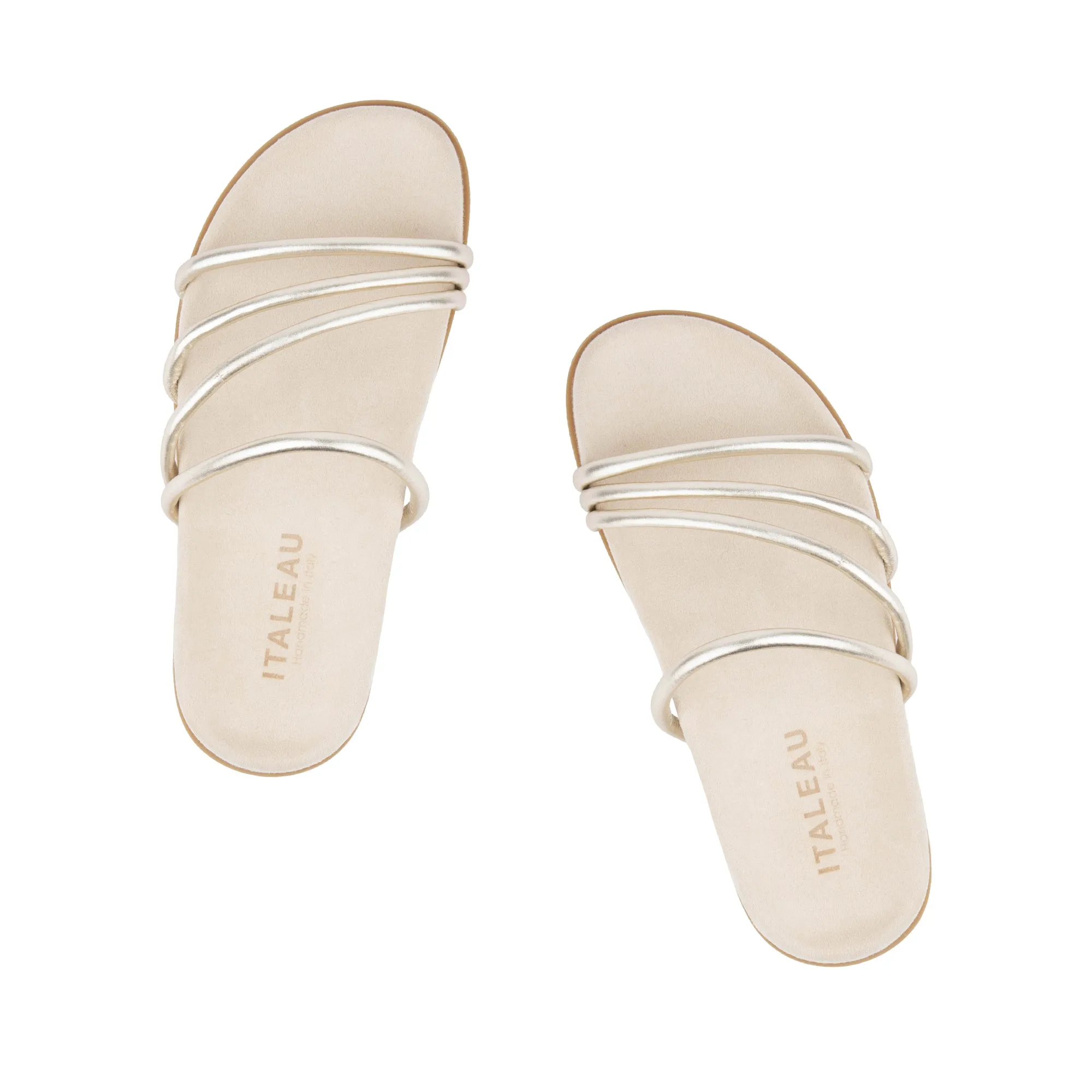 Milena Slides Silver