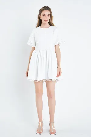 Mixed Media Lace Dress