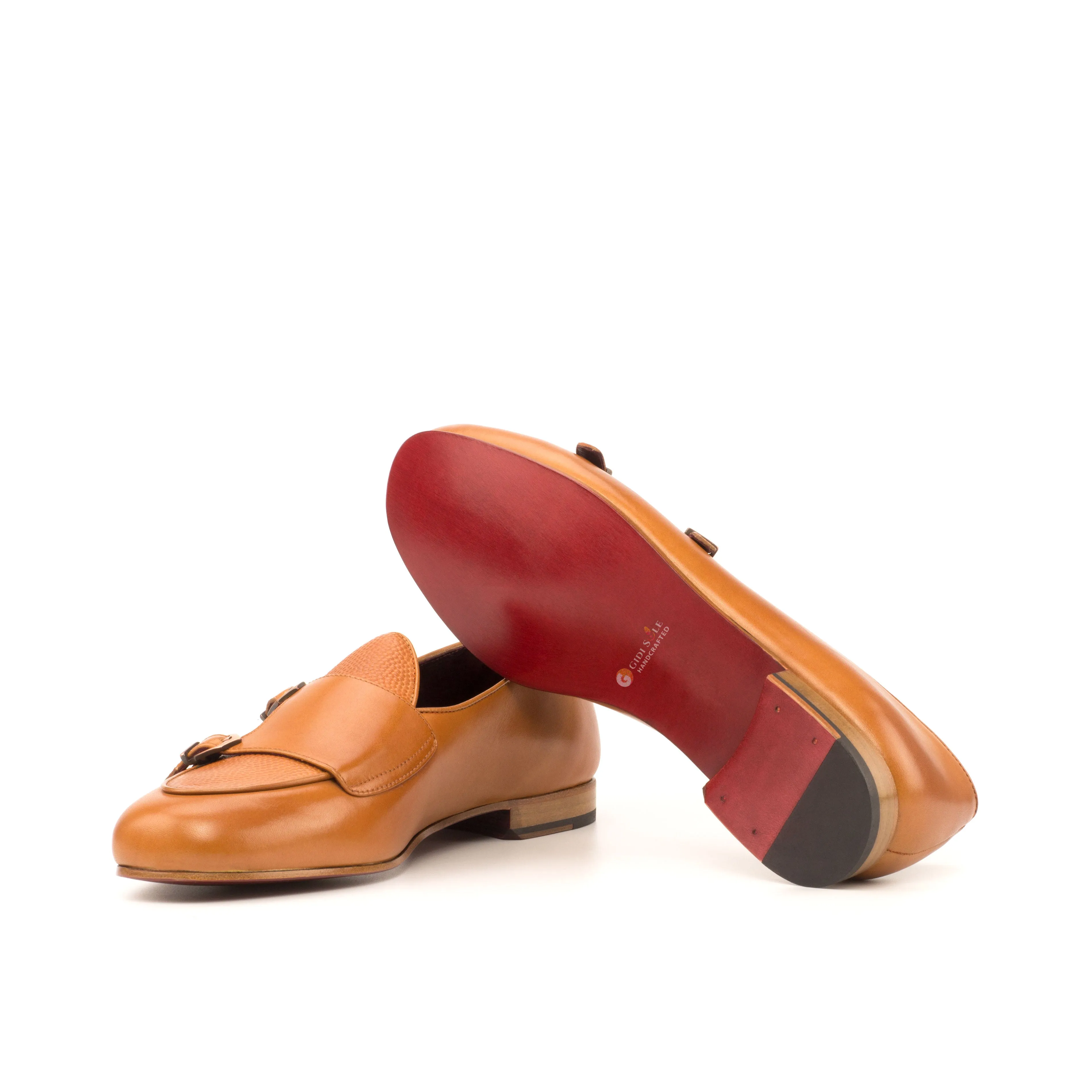 Monte-Carlo slides - Painted Calf Cognac