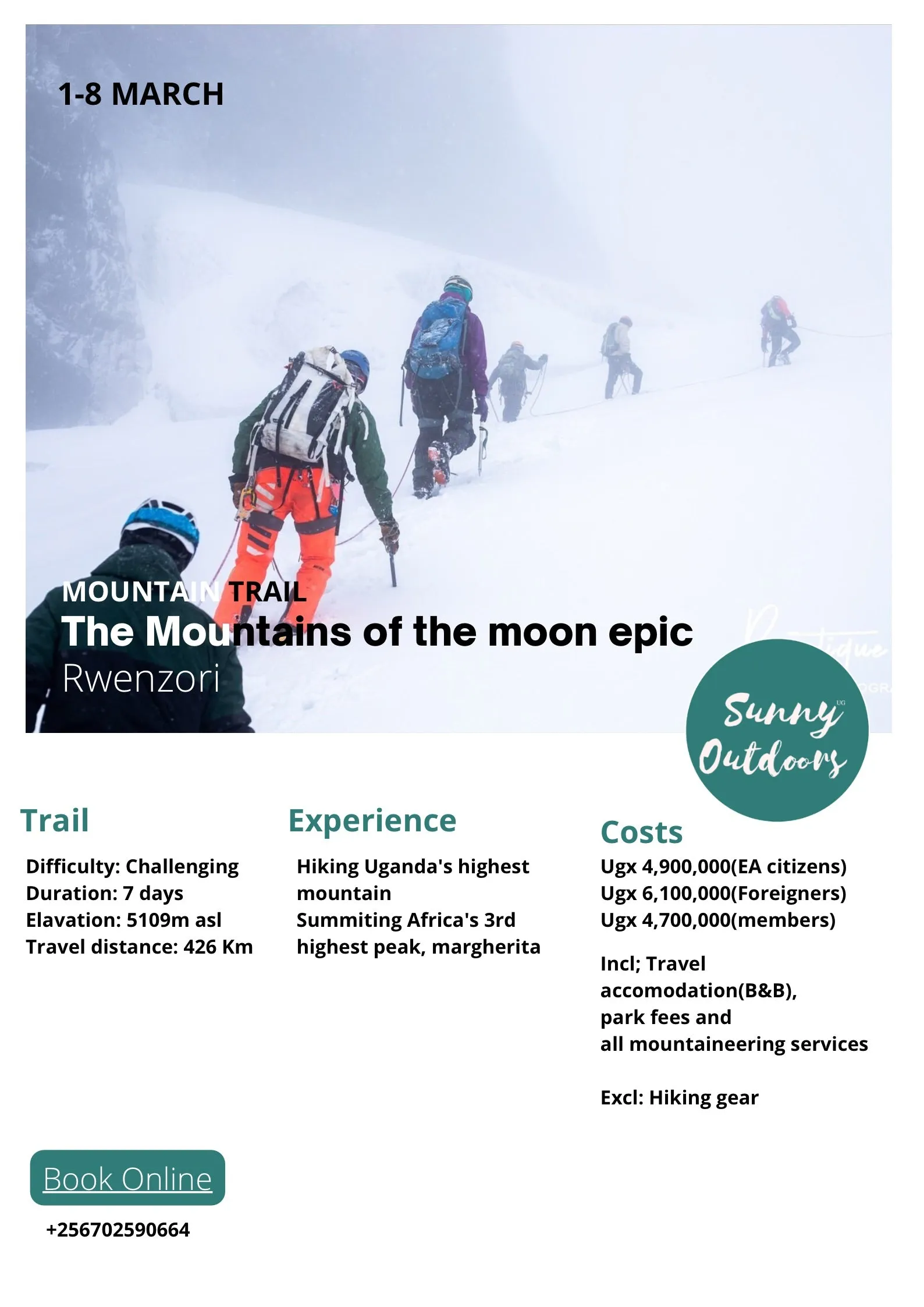 Mt. Rwenzori- The mountains of the moon epic