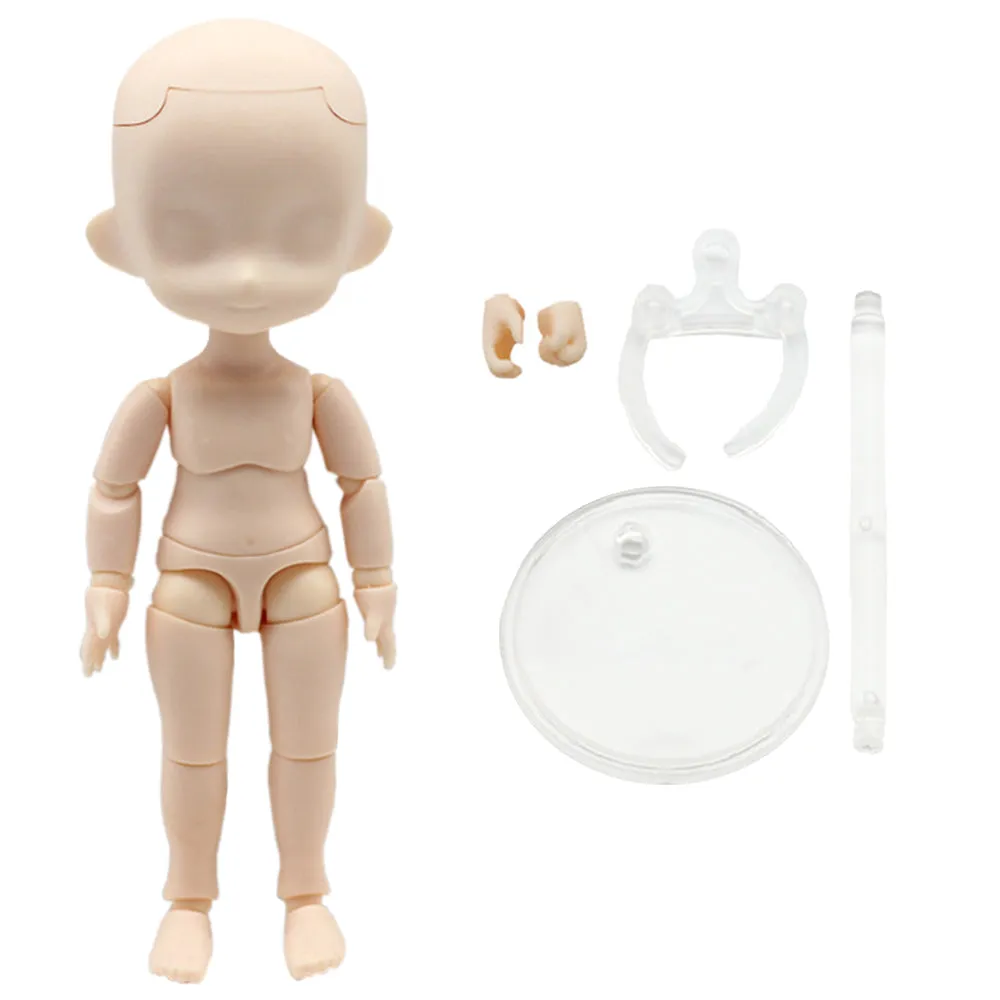 niannyyhouse DOD 13cm Doll Action Figures Body Suitable for 1/12 BJD Dolls Head Dress Up