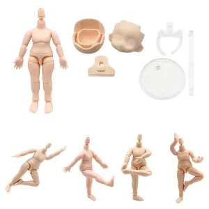 niannyyhouse DOD 13cm Doll Action Figures Body Suitable for 1/12 BJD Dolls Head Dress Up