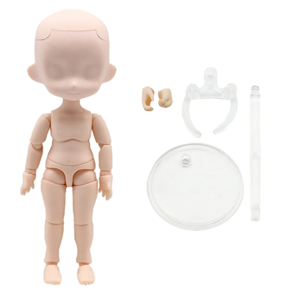 niannyyhouse DOD 13cm Doll Action Figures Body Suitable for 1/12 BJD Dolls Head Dress Up