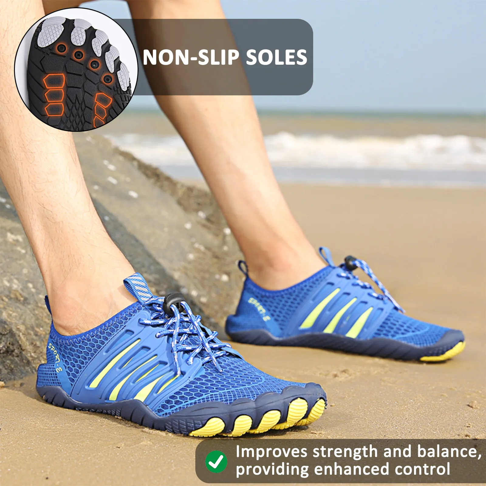 Non-slip All-round Hiking Barefoot Shoe Footwear (Unisex)