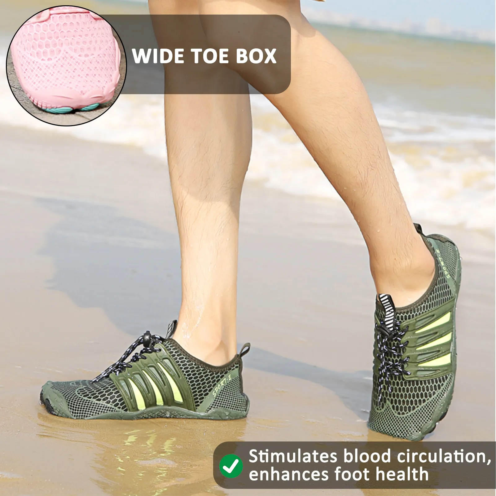 Non-slip All-round Hiking Barefoot Shoe Footwear (Unisex)