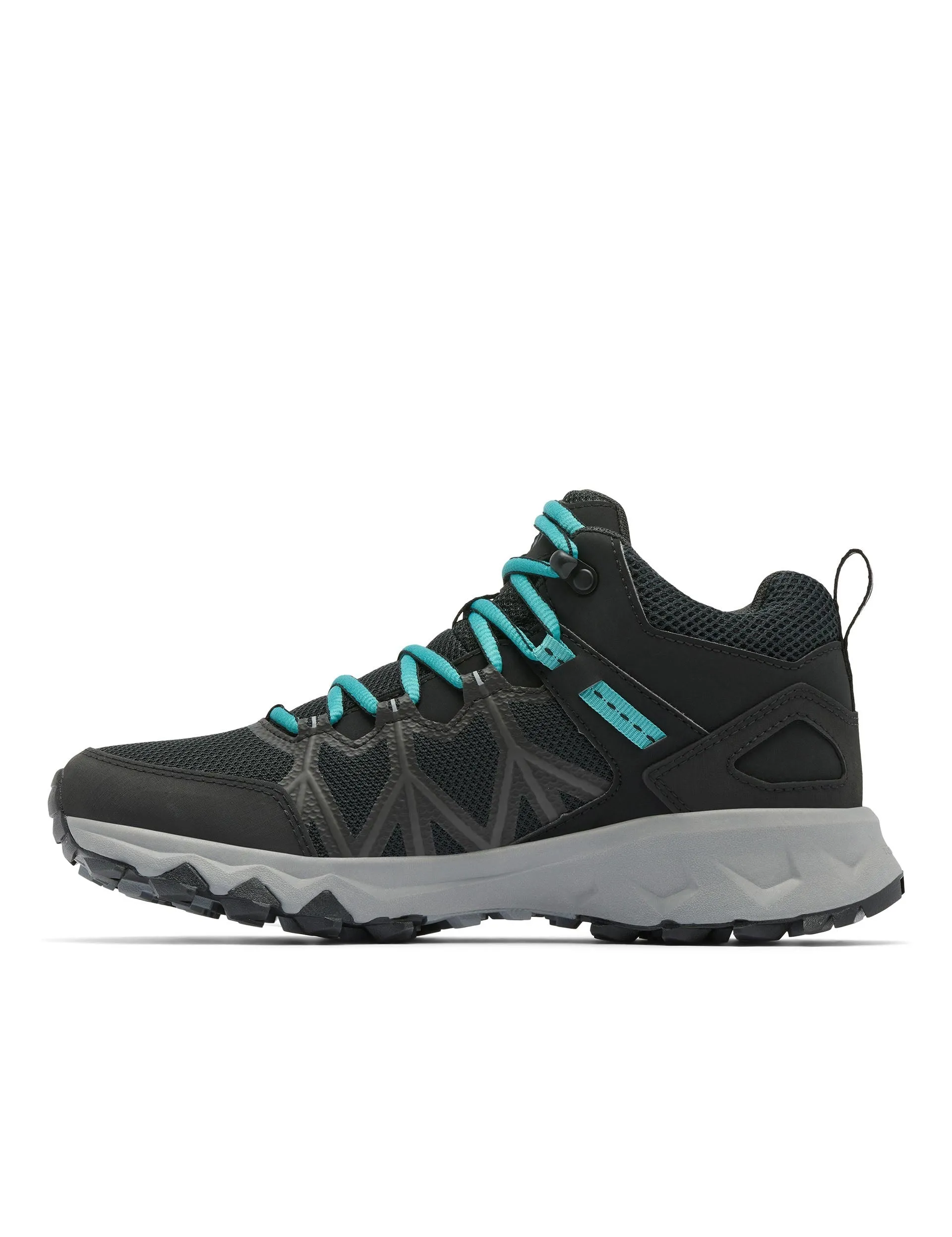 Peakfreak II Mid Outdry Hiking Shoe - Black/Teal