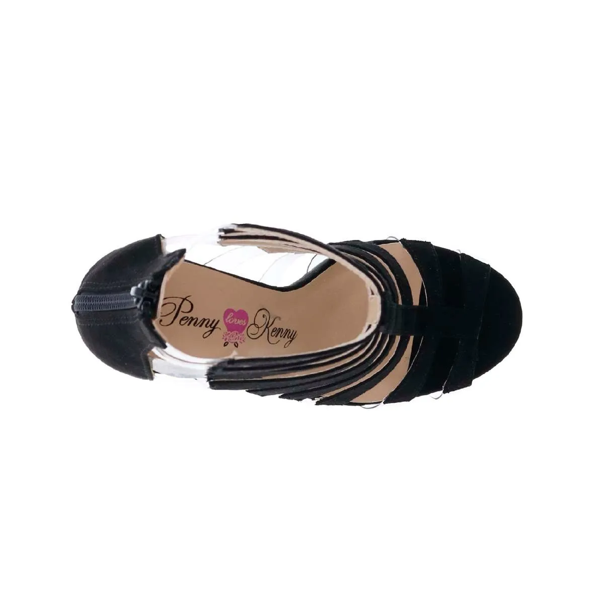 Penny Loves Kenny Doremi Women Sandal Bootie In Black Microsuede