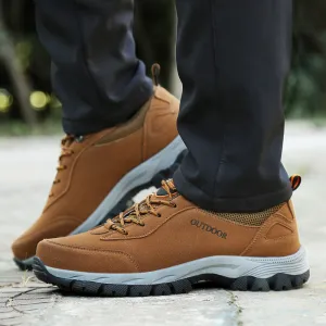 Plus size men's shoes autumn winter outdoor hiking shoes non-slip cargo shoes hiking shoes men's casual sneakers
