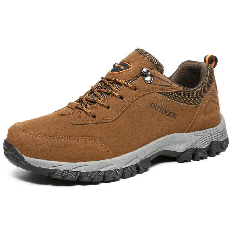 Plus size men's shoes autumn winter outdoor hiking shoes non-slip cargo shoes hiking shoes men's casual sneakers