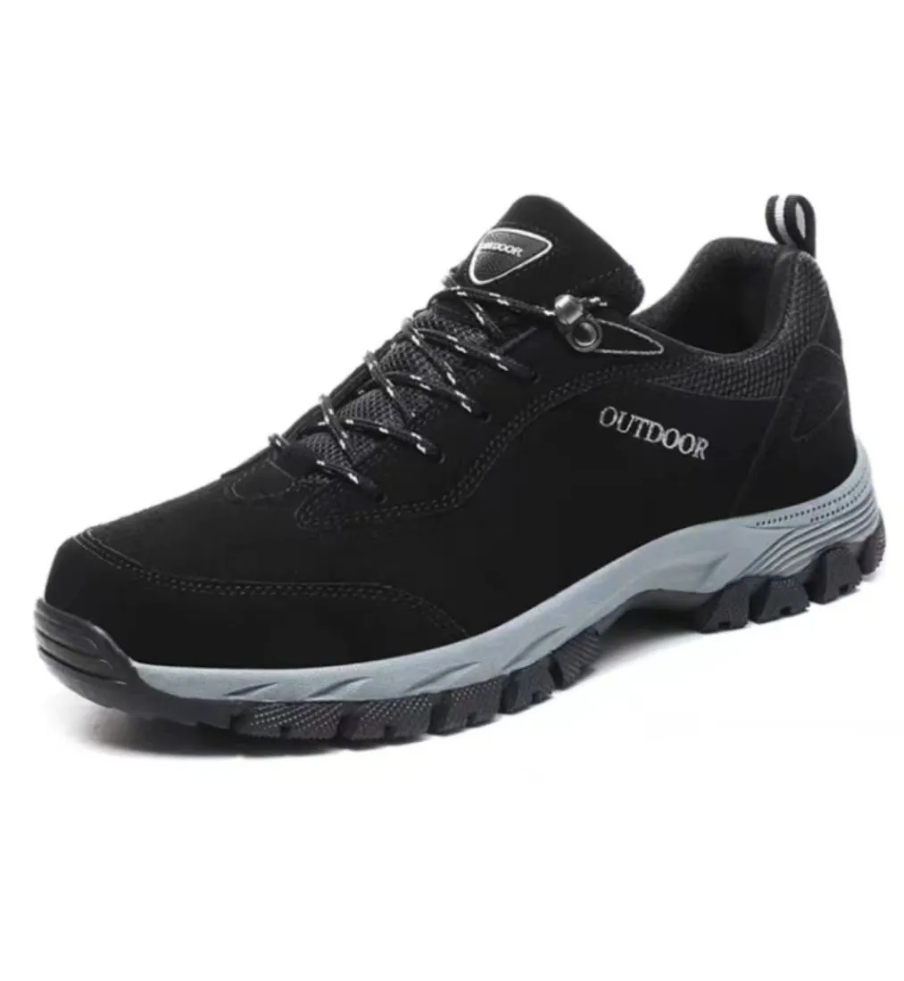 Plus size men's shoes autumn winter outdoor hiking shoes non-slip cargo shoes hiking shoes men's casual sneakers
