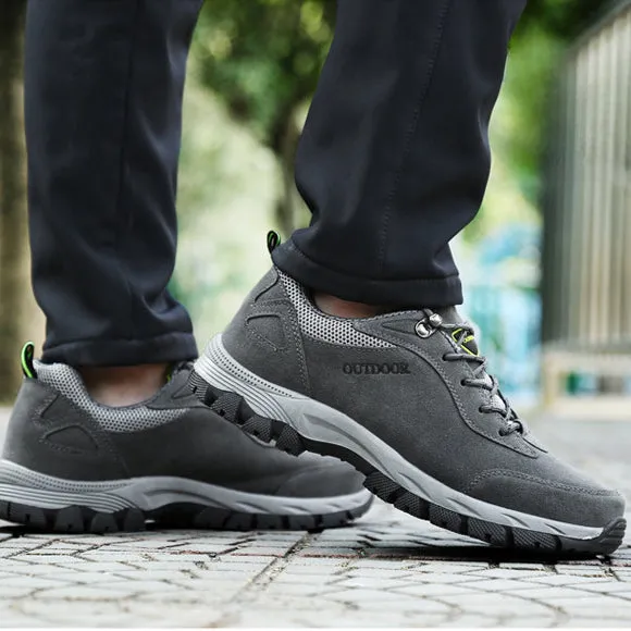 Plus size men's shoes autumn winter outdoor hiking shoes non-slip cargo shoes hiking shoes men's casual sneakers