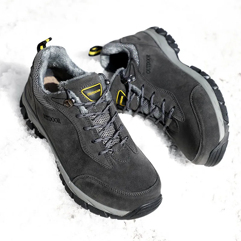 Plus size men's shoes autumn winter outdoor hiking shoes non-slip cargo shoes hiking shoes men's casual sneakers