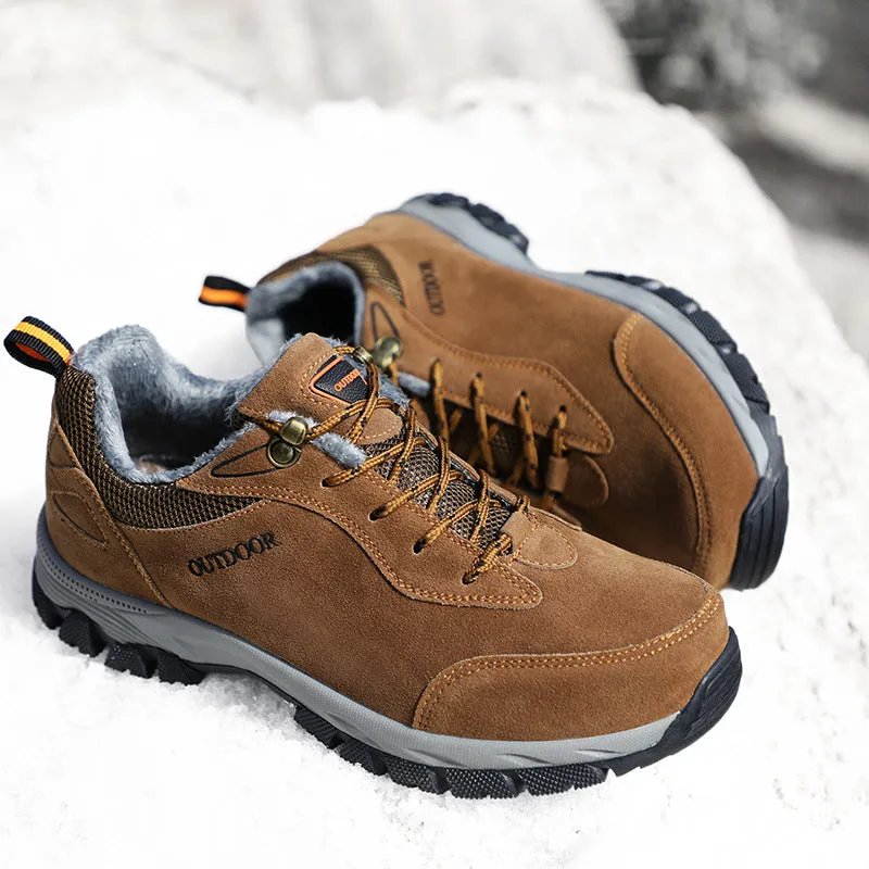 Plus size men's shoes autumn winter outdoor hiking shoes non-slip cargo shoes hiking shoes men's casual sneakers