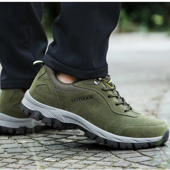 Plus size men's shoes autumn winter outdoor hiking shoes non-slip cargo shoes hiking shoes men's casual sneakers