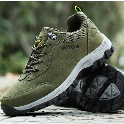 Plus size men's shoes autumn winter outdoor hiking shoes non-slip cargo shoes hiking shoes men's casual sneakers