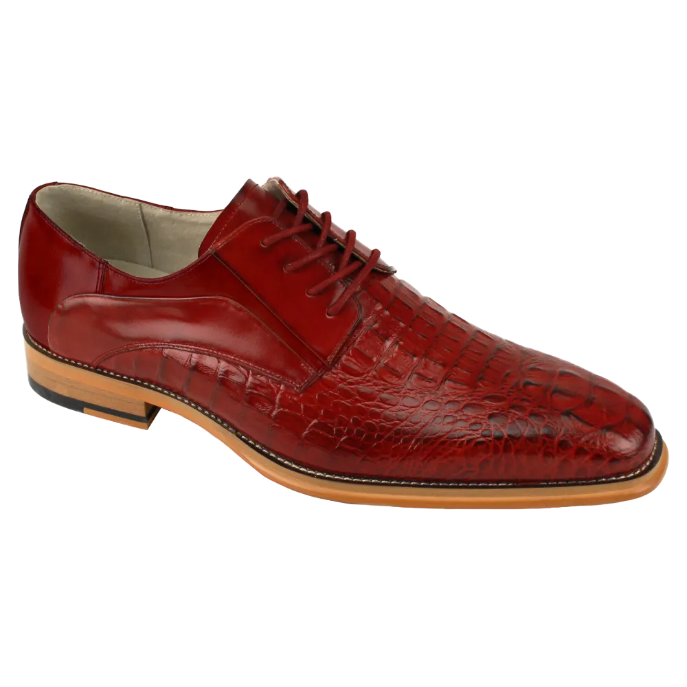 Red Mason men's lace up shoes genuine leather