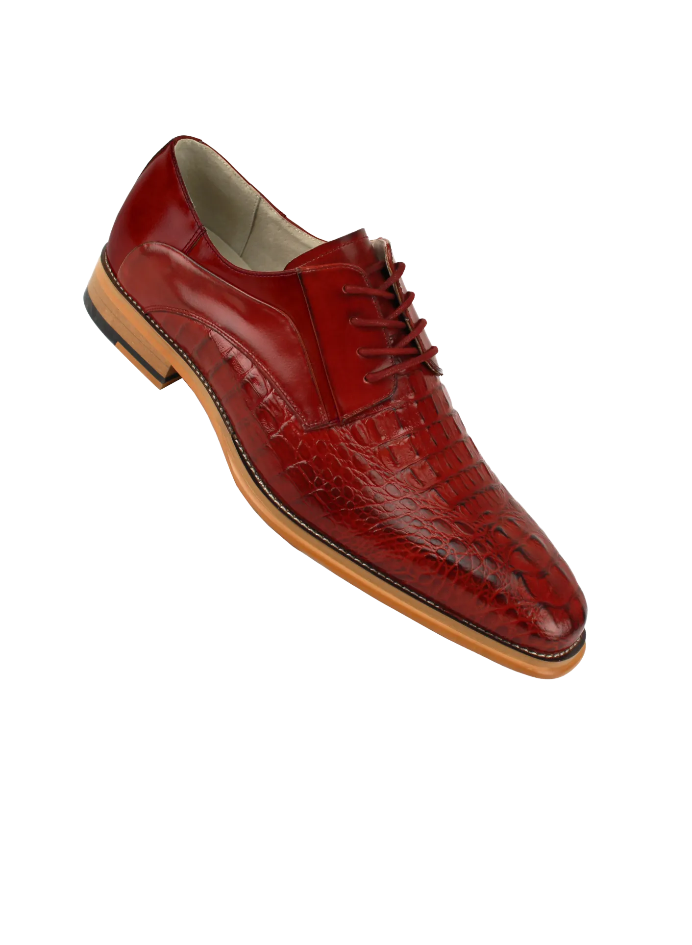 Red Mason men's lace up shoes genuine leather